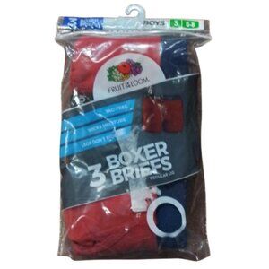 Little Boy's Fruit of the Loom Boxer Briefs 3 Pack - Multicolor - S(6/8) - NWT